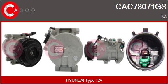 Compressor, air conditioning (CAC78071GS)