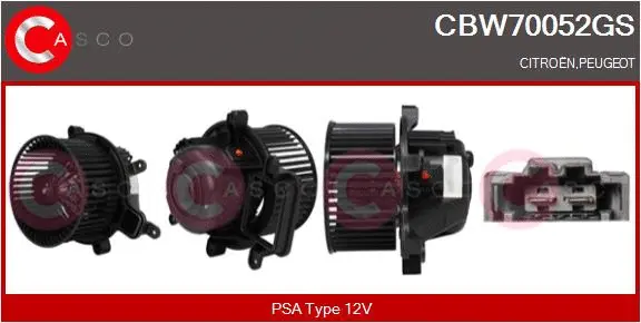 Interior Blower (CBW70052GS)
