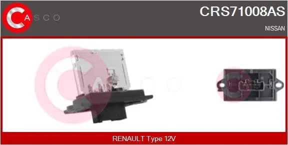 Resistor, interior blower (CRS71008AS)