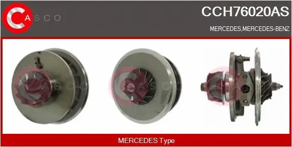 Core assembly, turbocharger (CCH76020AS)