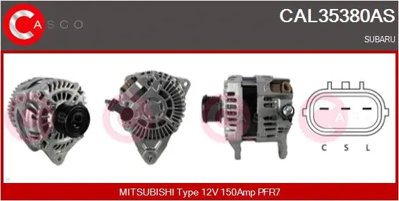 Alternator (CAL35380AS)