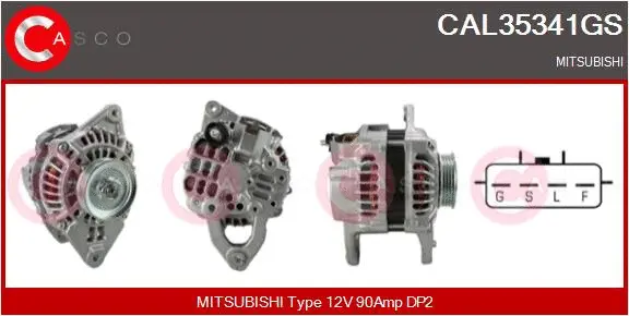 Alternator (CAL35341GS)