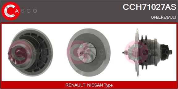 Core assembly, turbocharger (CCH71027AS)