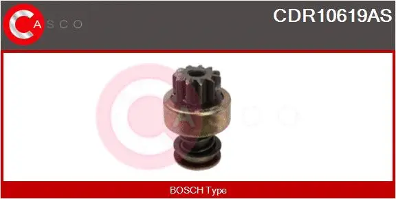 Pinion, starter (CDR10619AS)