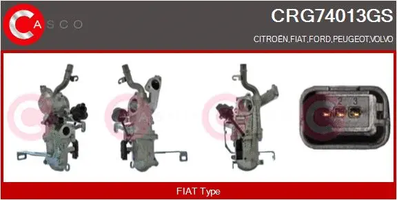 Cooler, exhaust gas recirculation (CRG74013GS)