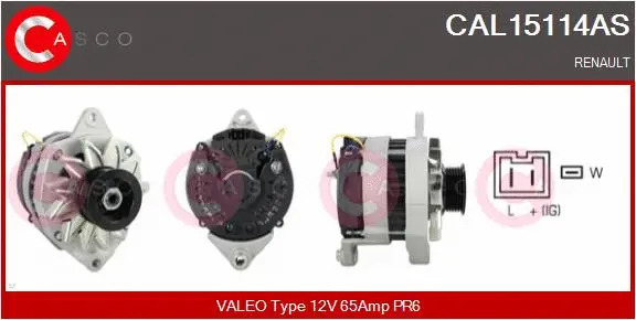 Alternator (CAL15114AS)