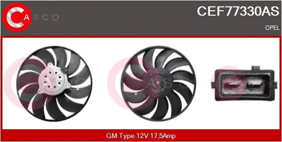 Fan, engine cooling (CEF77330AS)