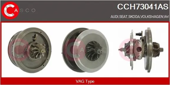 Core assembly, turbocharger (CCH73041AS)