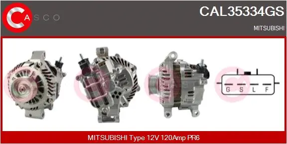 Alternator (CAL35334GS)