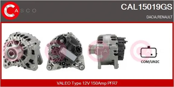 Alternator (CAL15019GS)