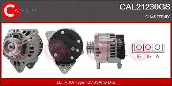 Alternator (CAL21230GS)