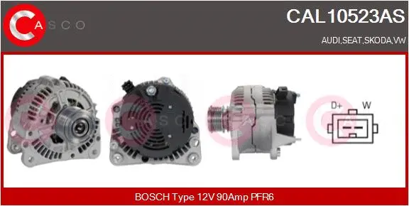 Alternator (CAL10523AS)