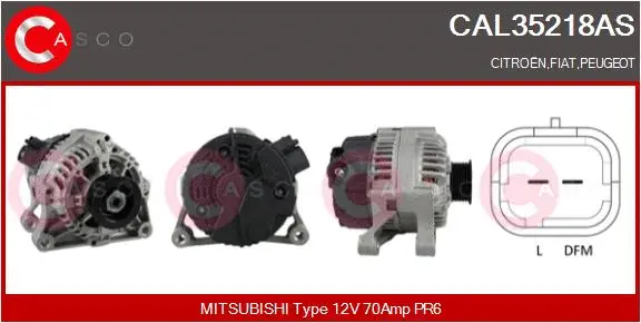 Alternator (CAL35218AS)