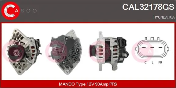 Alternator (CAL32178GS)