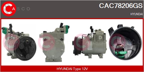 Compressor, air conditioning (CAC78206GS)