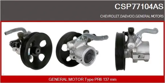 Hydraulic Pump, steering (CSP77104AS)