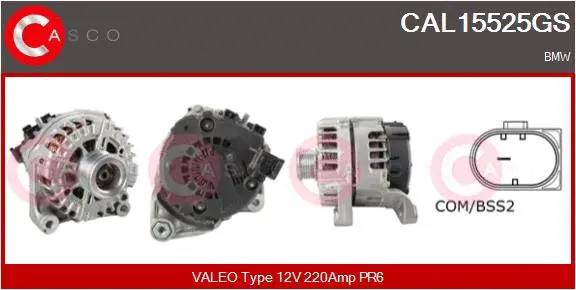 Alternator (CAL15525GS)