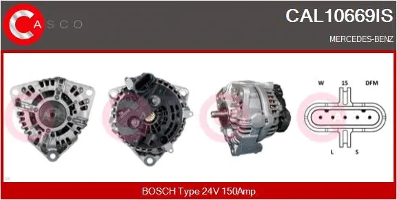 Alternator (CAL10669IS)