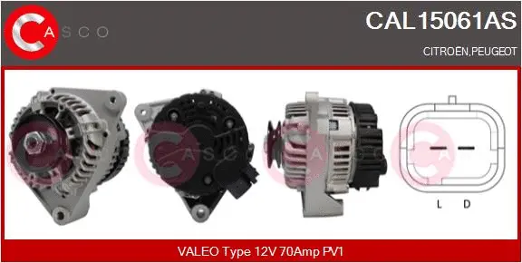 Alternator (CAL15061AS)