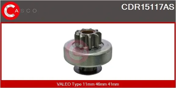 Pinion, starter (CDR15117AS)