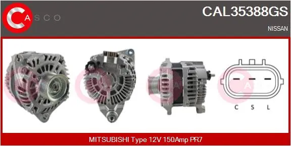 Alternator (CAL35388GS)