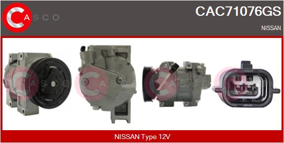 Compressor, air conditioning (CAC71076GS)