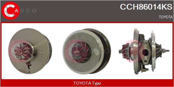 Core assembly, turbocharger (CCH86014KS)