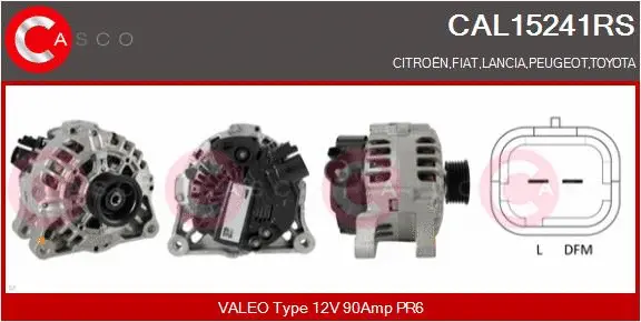 Alternator (CAL15241RS)