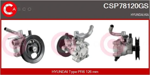 Hydraulic Pump, steering (CSP78120GS)