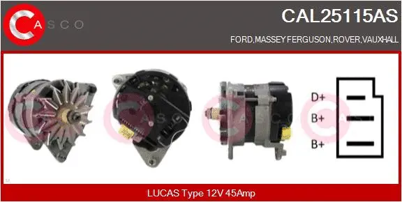 Alternator (CAL25115AS)