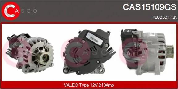 Alternator, starter (CAS15109GS)