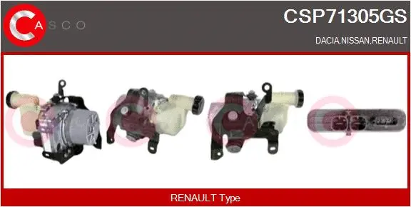 Hydraulic Pump, steering (CSP71305GS)
