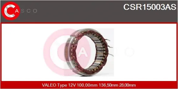 Stator, alternator (CSR15003AS)