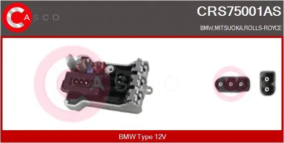 Resistor, interior blower (CRS75001AS)