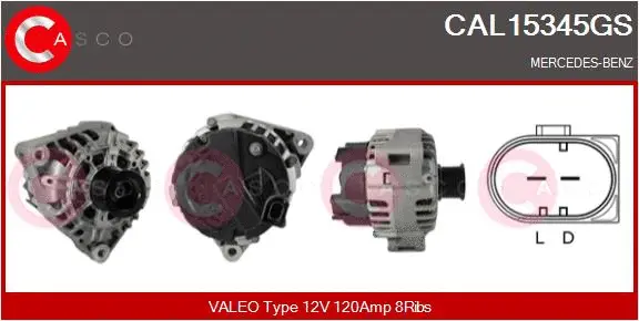 Alternator (CAL15345GS)