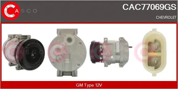 Compressor, air conditioning (CAC77069GS)
