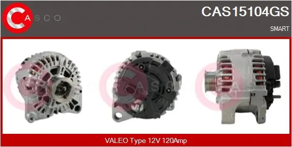 Alternator, starter (CAS15104GS)