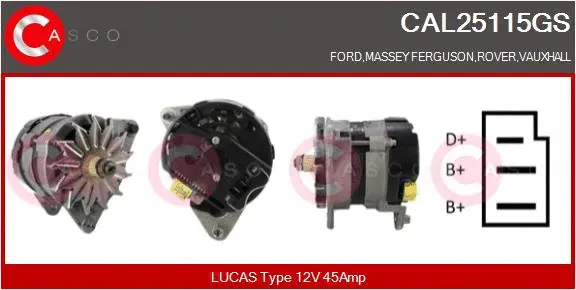 Alternator (CAL25115GS)