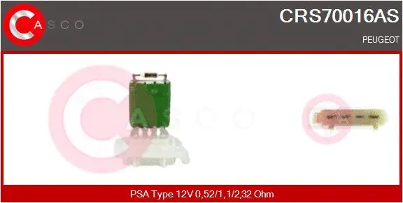 Resistor, interior blower (CRS70016AS)