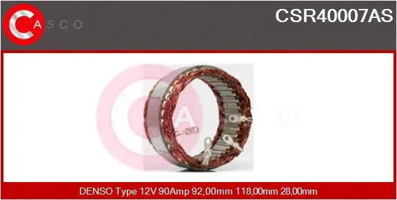 Stator, alternator (CSR40007AS)