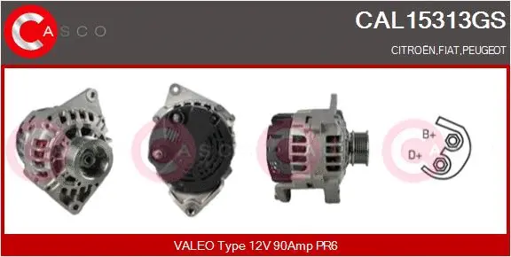 Alternator (CAL15313GS)