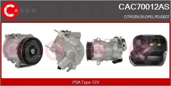 Compressor, air conditioning (CAC70012AS)