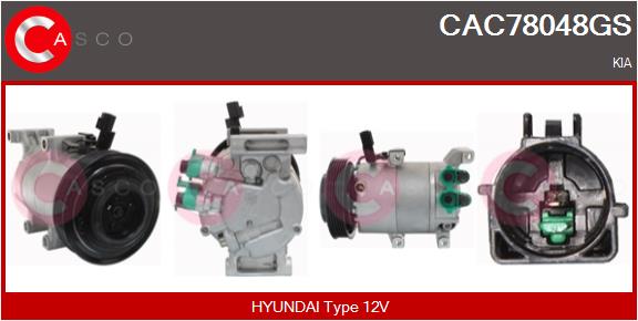 Compressor, air conditioning (CAC78048GS)