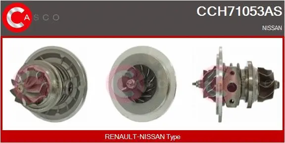 Core assembly, turbocharger (CCH71053AS)