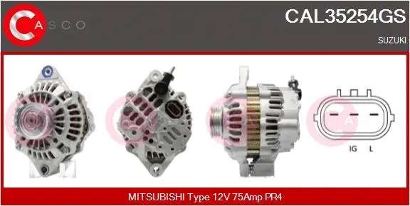 Alternator (CAL35254GS)