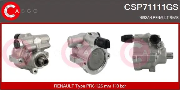 Hydraulic Pump, steering (CSP71111GS)