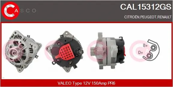 Alternator (CAL15312GS)