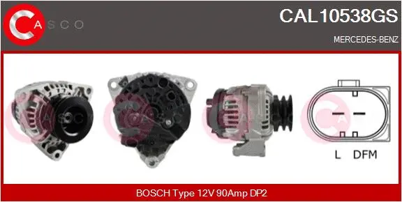 Alternator (CAL10538GS)