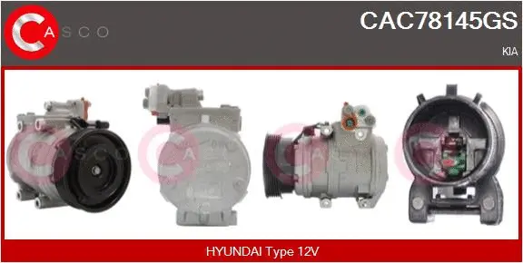 Compressor, air conditioning (CAC78145GS)
