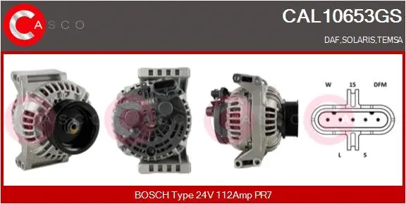 Alternator (CAL10653GS)